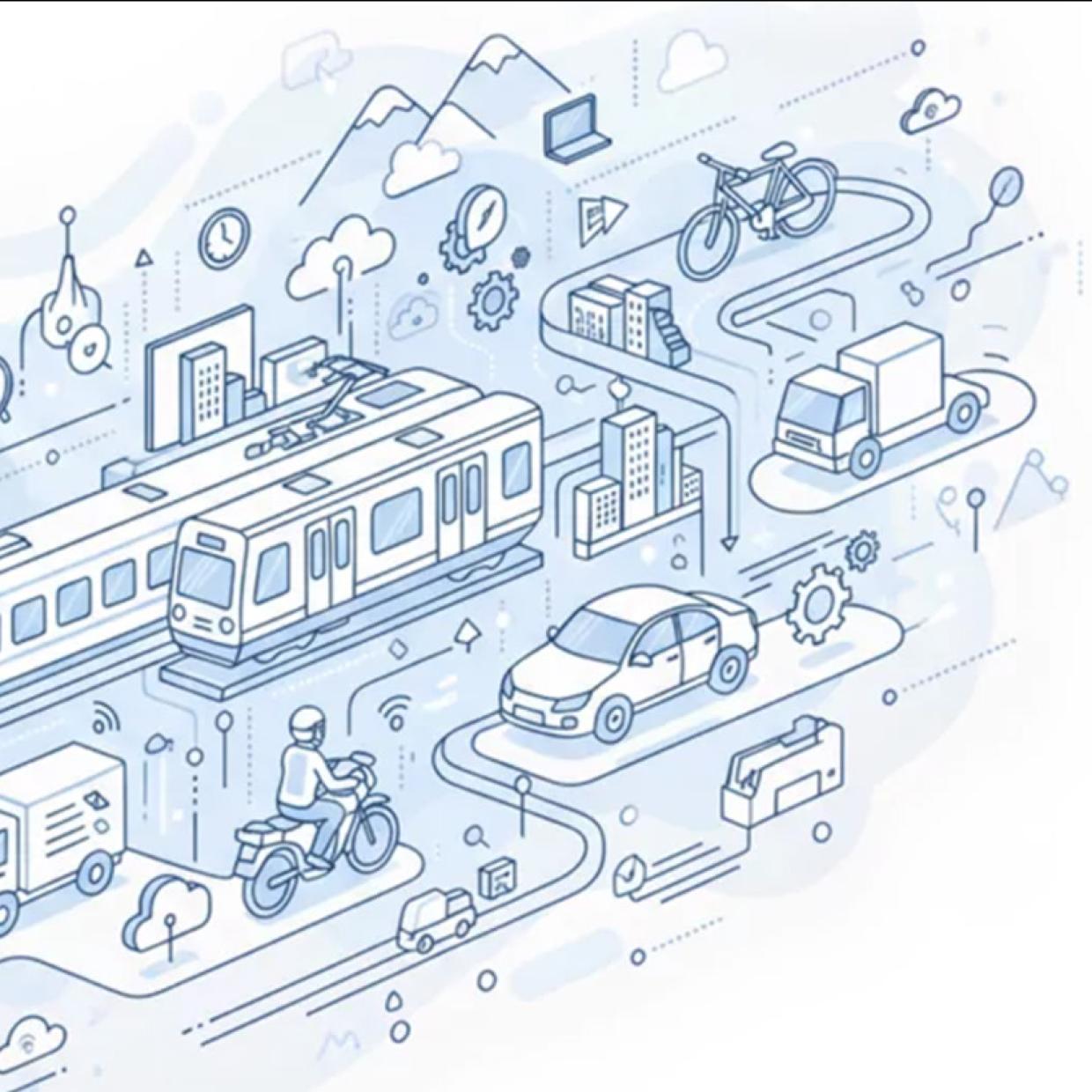 illustration trafic routier